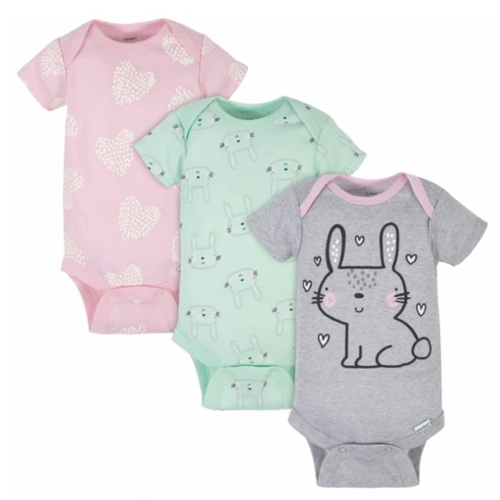 3 Short Sleeve Onesies
